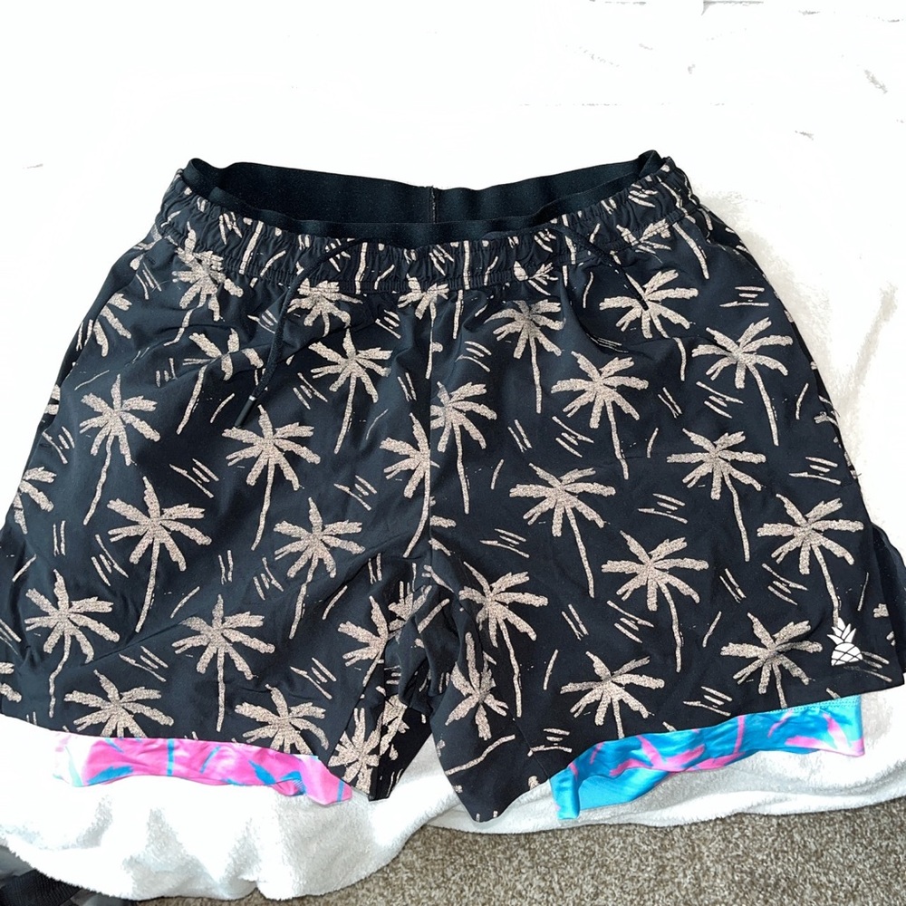 Holographic chubbies shorts